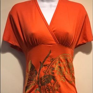 Orange and Gold Dress